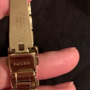 Fossil Watch Ladies Gold Tone 